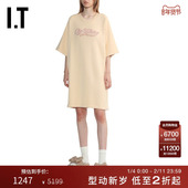 连衣裙T恤裙010132X 廓形半袖 OFF WHITE™女装