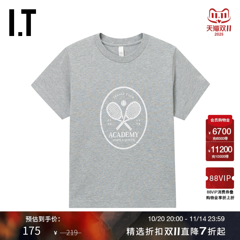 ITWITTHLOVE圆领短袖T恤
