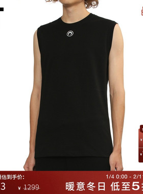 IT MARINE SERRE男装宽松圆领背心新款简约休闲无袖上衣MTT075MP