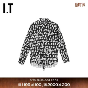 des GARCONS 饰衬衫 CDG 满幅字母装 COMME BLACK情侣款 HOMME