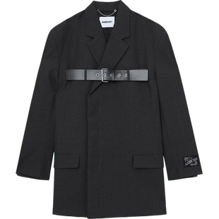 IT AMBUSH女装廓形西装夹克新款摩登复古饰绊带西服长外套E0412XL