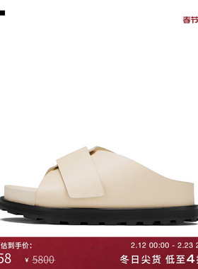 IT JIL SANDER女款厚底凉拖鞋新款简约随性饰绊带拖鞋X0007P0M