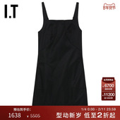 吊带连衣裙新款 Tibi女装 青春少女波浪纹裙摆露背短裙DN1604XM