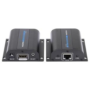 HDMI延长器60米单网线放大器转RJ45带红外宽频回传60米 LKV372AE