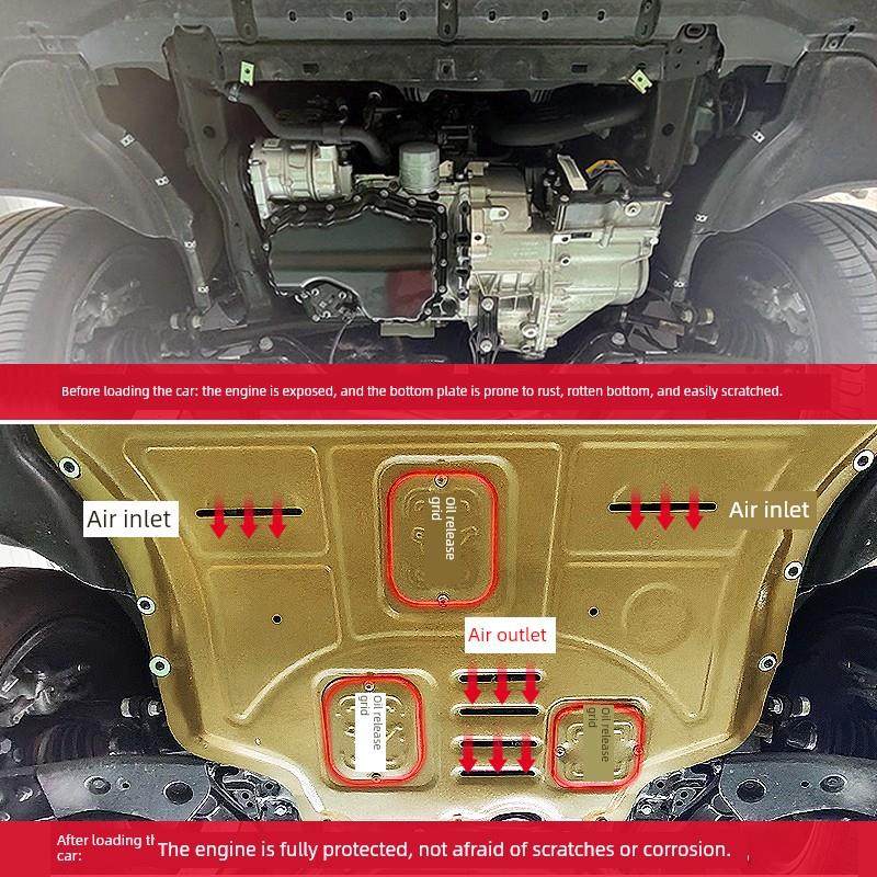 适用24-25款荣威d7dmh混动底盘护板发动机下护板电池护板底盘装甲