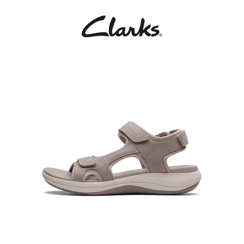 Clarks其乐女款厚底防滑沙滩凉鞋图片