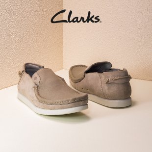 船鞋 舒适透气一脚蹬鞋 时尚 Clarks男鞋 男