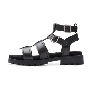 Clarks其乐Orinoco Cove女鞋夏季新款镂空绑带厚底缓震罗马凉鞋