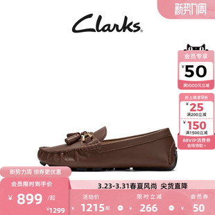 英伦乐福鞋 新款 复古小皮鞋 单鞋 Clarks其乐Quilto 通勤鞋 Step女鞋