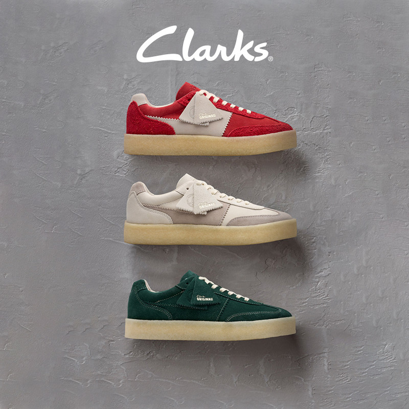 Clarks其乐Originals TOR80男女同款新品时髦拼接复古袋鼠运动鞋图片