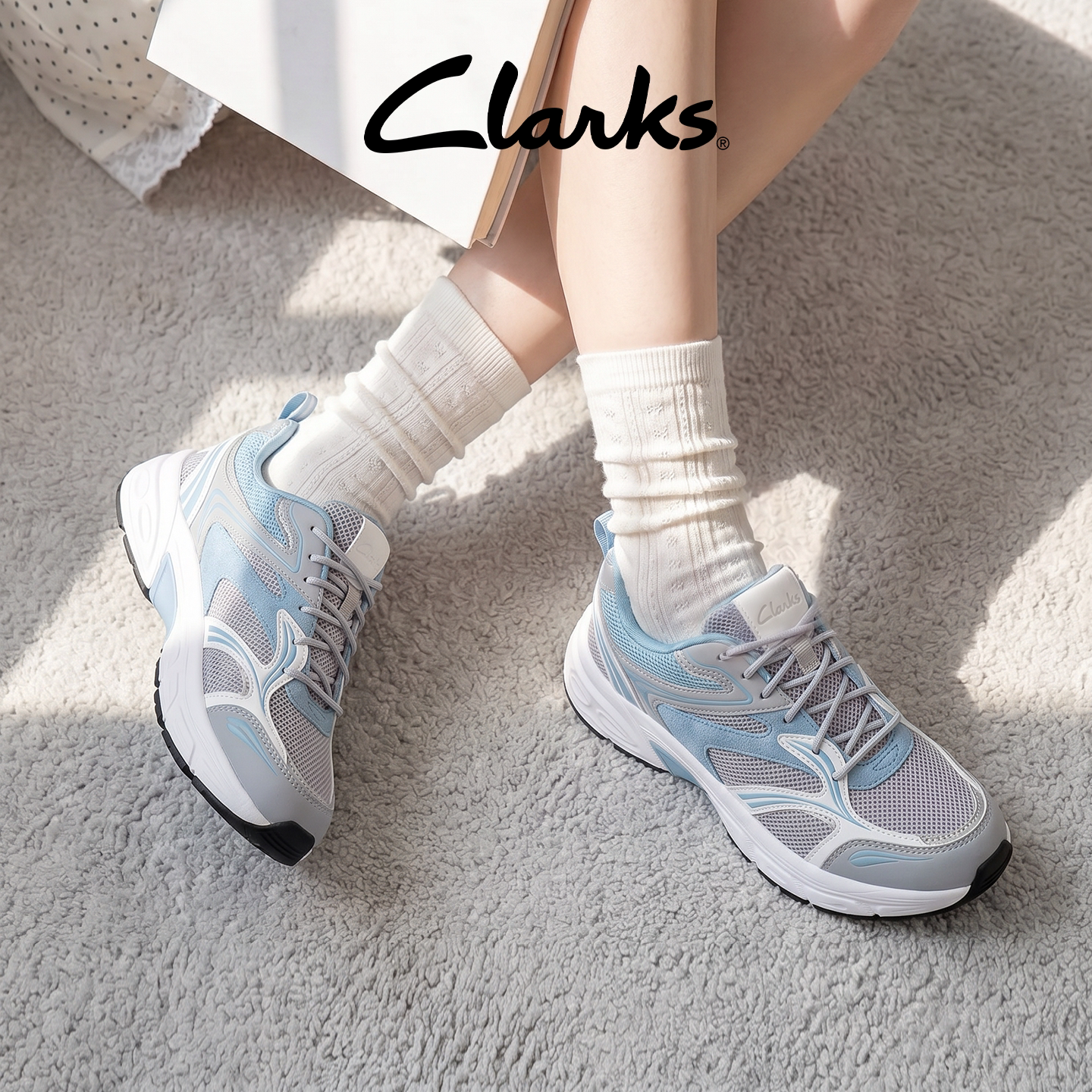 Clarks其乐厚底老爹鞋时尚休闲鞋图片