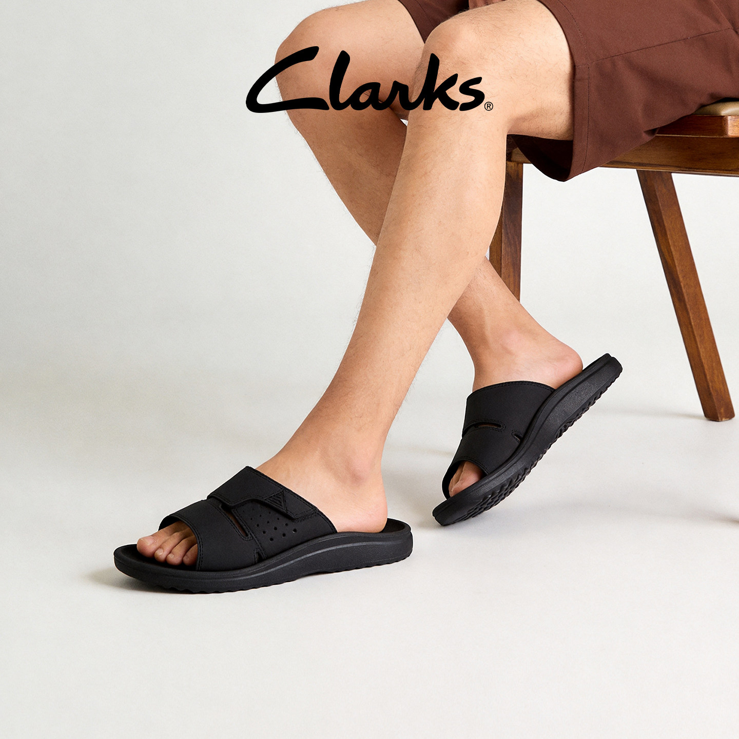 Clarks其乐男士夏季新款时尚凉拖图片