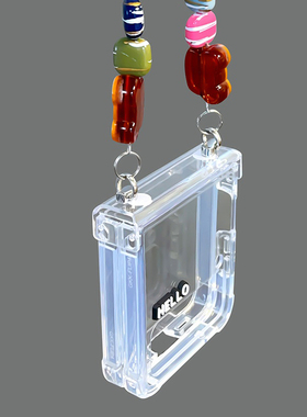 适用三星zflip7FE手机壳透明硅胶软壳全包铰链一体防摔zflip6可爱少女小熊zflip5折叠屏新款w25flip挂绳链条