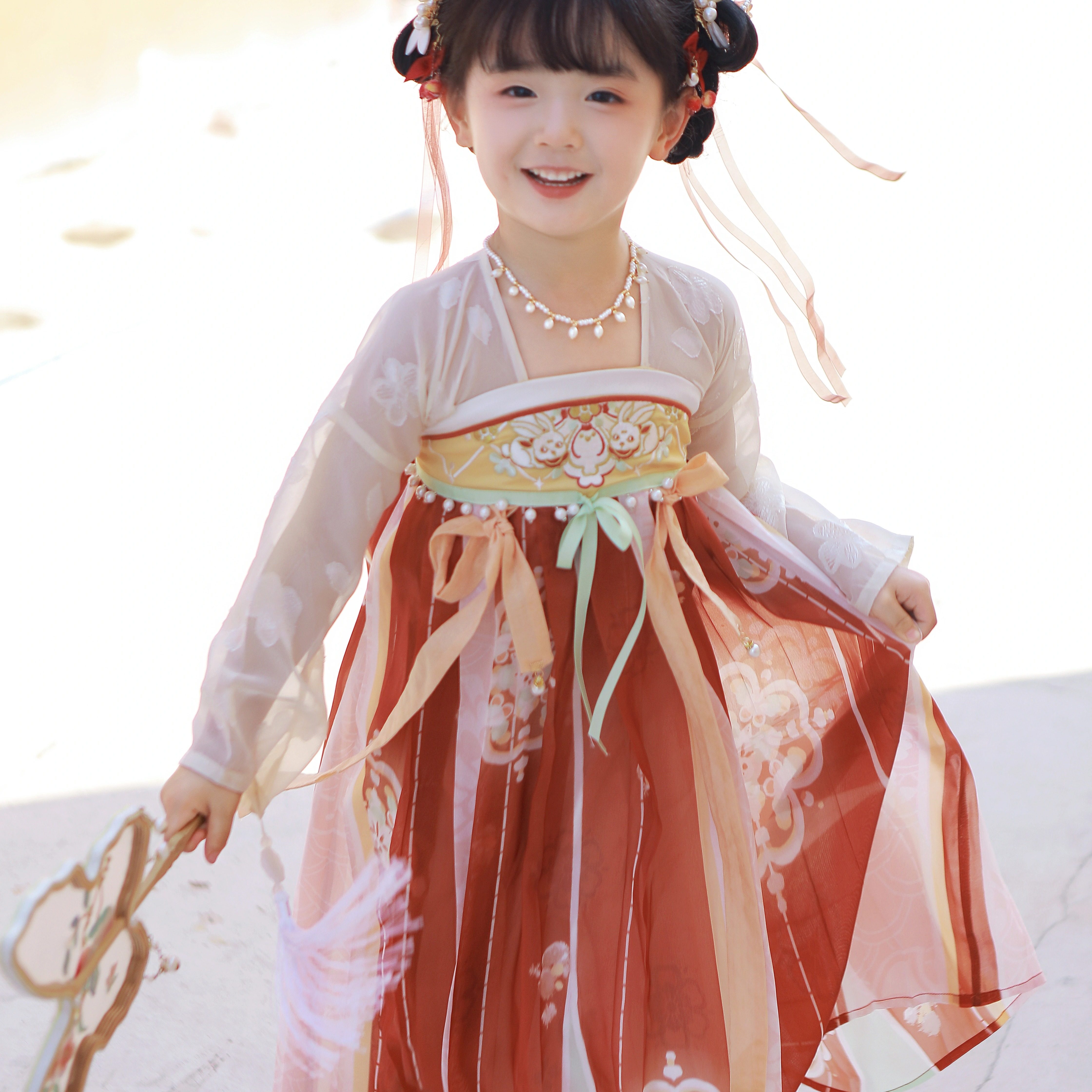 【清仓】高品质女童齐胸襦裙小梵音儿童汉服仙女裙表演服捡漏,童装/婴儿装/亲子装,汉服,淘宝优惠券,粉丝福利购,淘宝优惠卷