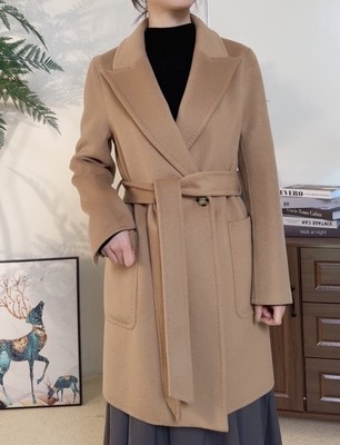 断码亏，山羊绒+绵羊毛中长款1180---小柒专拍