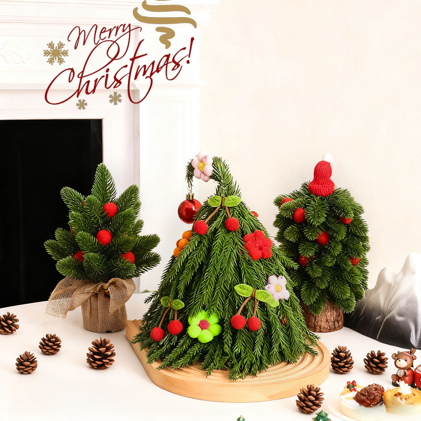 圣诞树桌面氛围摆件装饰