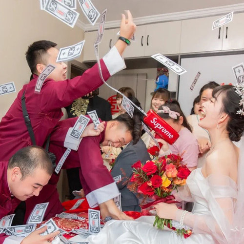 喷钱枪结婚接亲钞票枪吐钱机