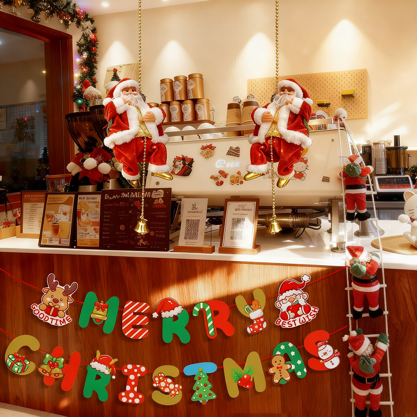 圣诞爬珠老人【圣诞装饰专用】
