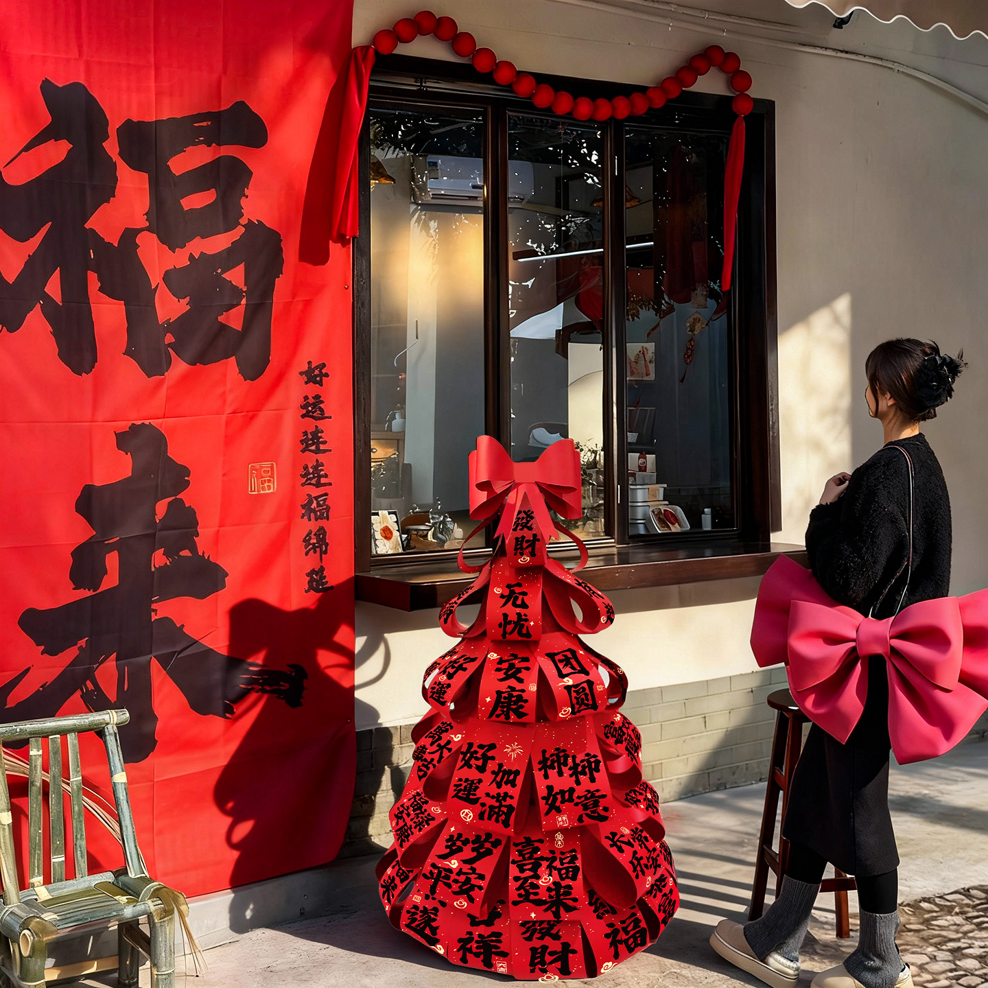 学校新年春节室内挂饰幼儿园元旦