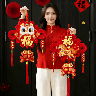 2026新年装饰马年福字挂件中国结挂饰过年门挂春节年味氛围布置品