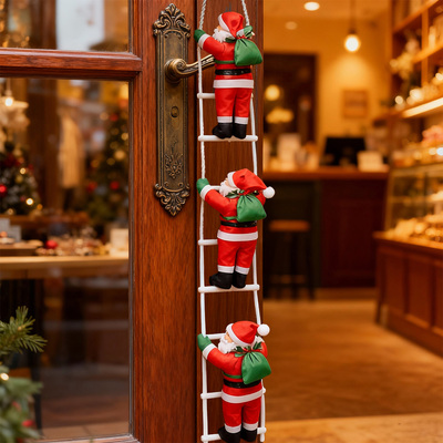 圣诞节装饰商场店铺门把手挂件