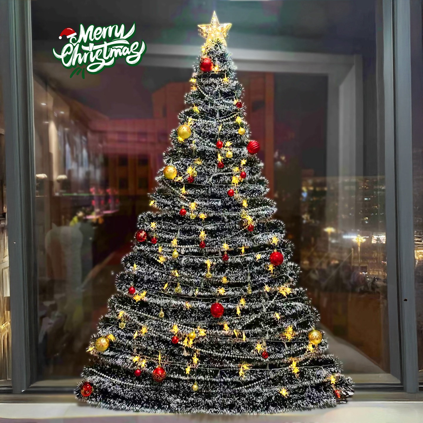 圣诞节装饰品场景布置家里墙面氛围圣诞树毛条彩带橱窗户挂饰2026,节庆用品/礼品,圣诞装饰品,淘宝优惠券,粉丝福利购,淘宝优惠卷