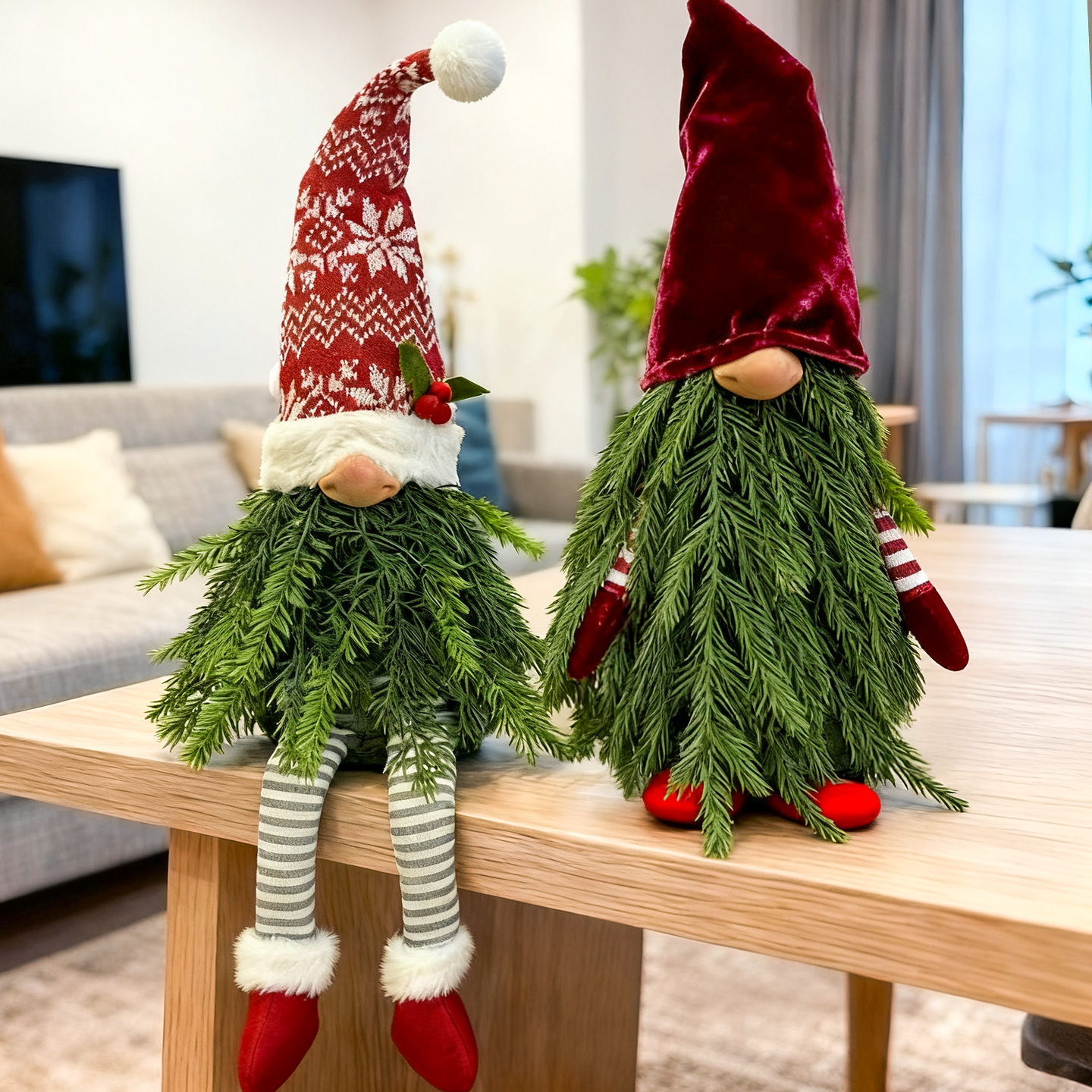 2026圣诞装饰餐桌面圣诞老人摆件