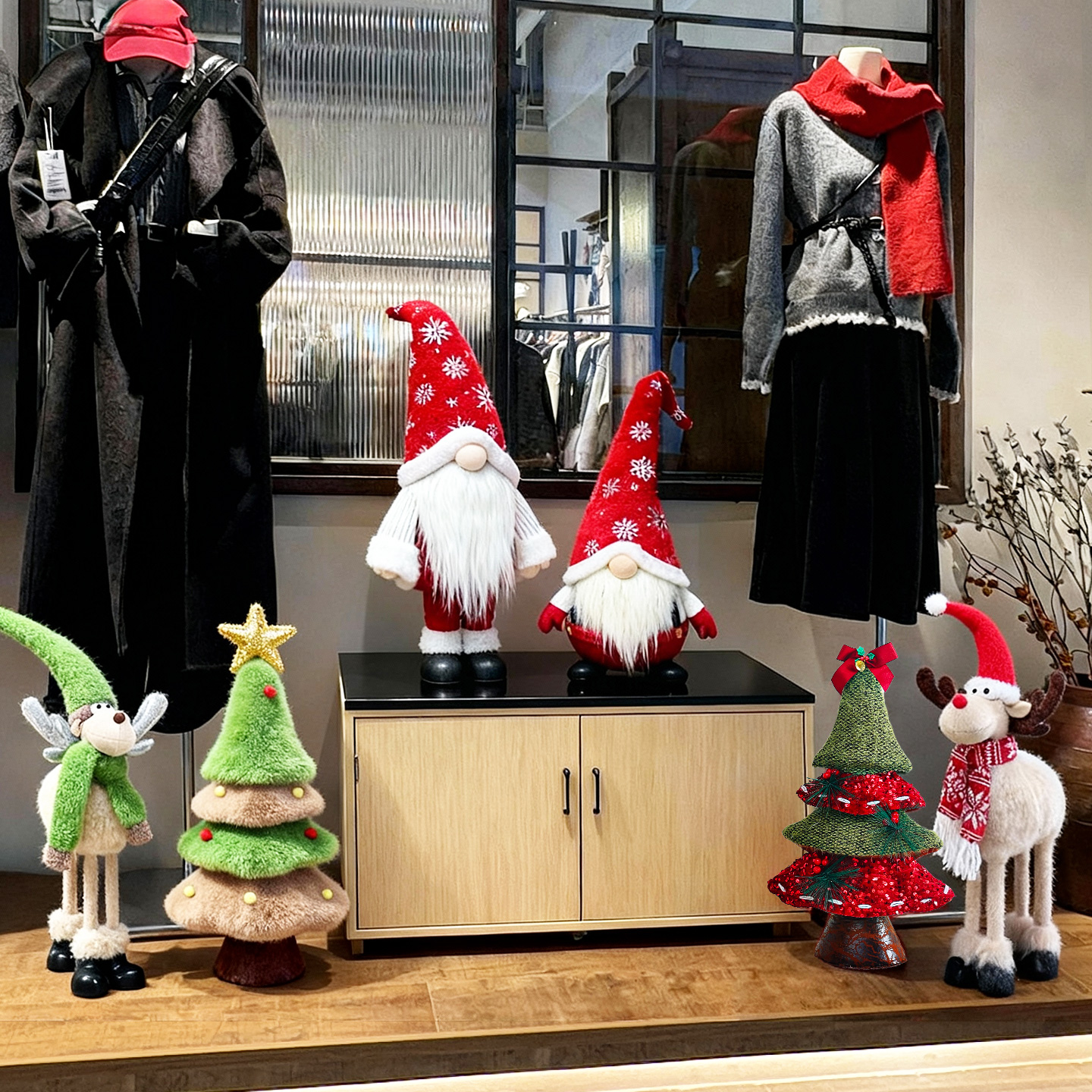 圣诞老人桌面摆件装饰品耶诞