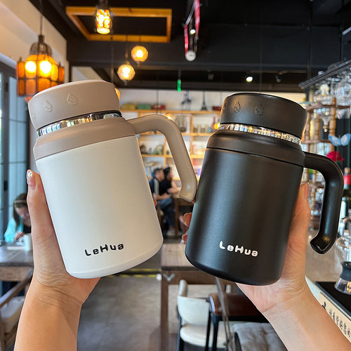 保温杯316不锈钢宽口水杯马克杯