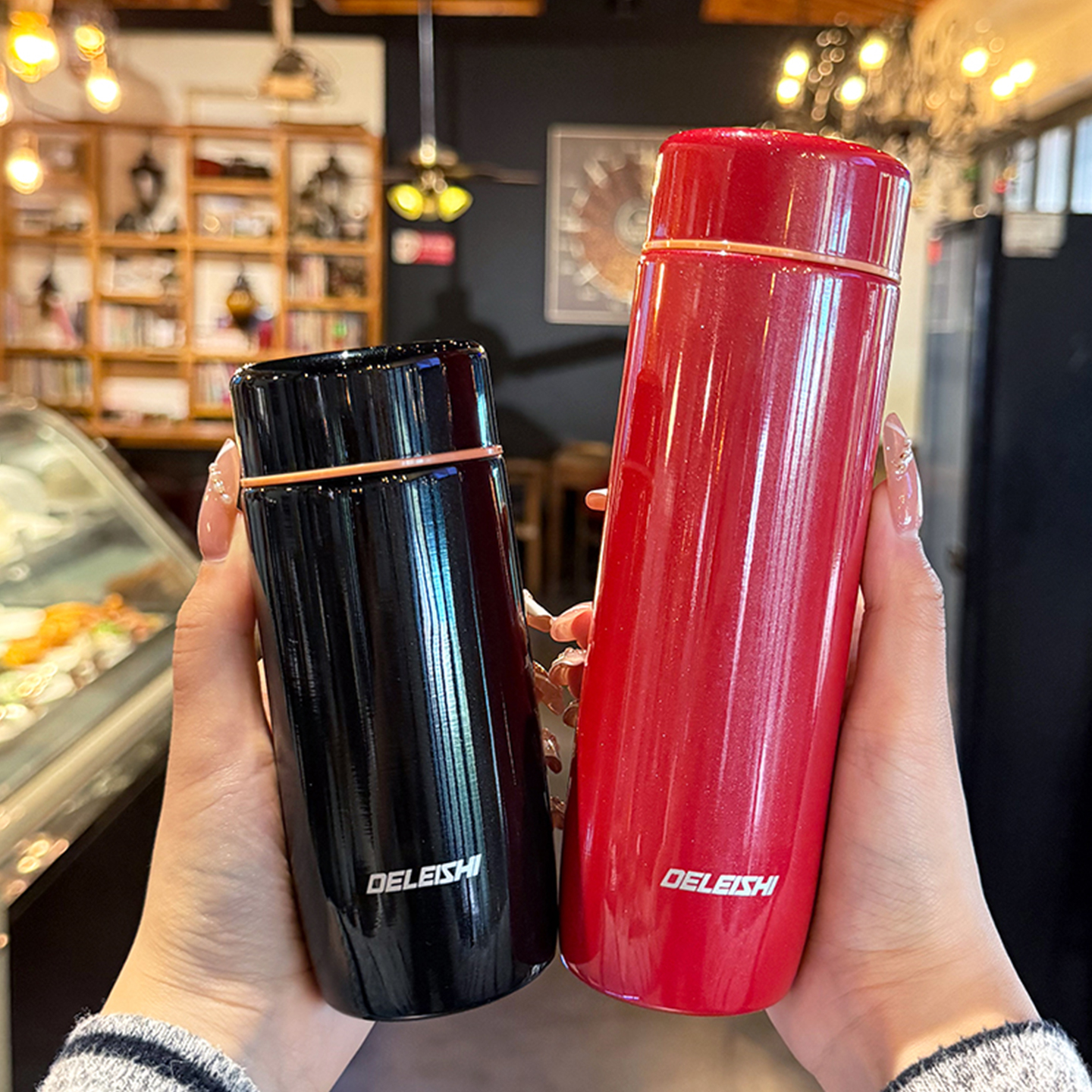 guloo高颜值保温杯304不锈钢水杯