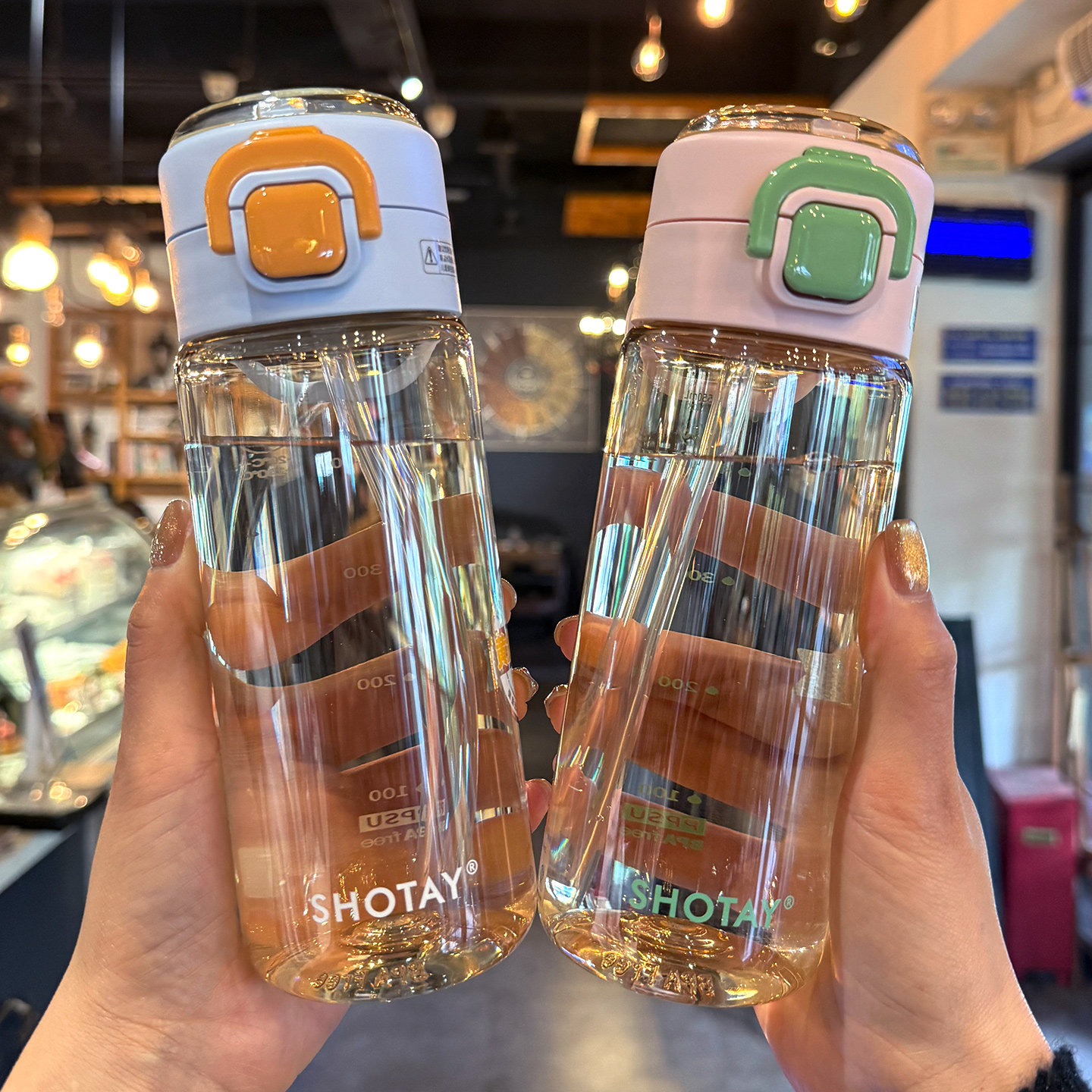 GULOO儿童水杯PPSU材质吸管杯子图片