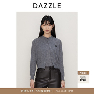 DAZZLE地素 毛针织衫秋cleanfit老钱风女装针织毛衫套装