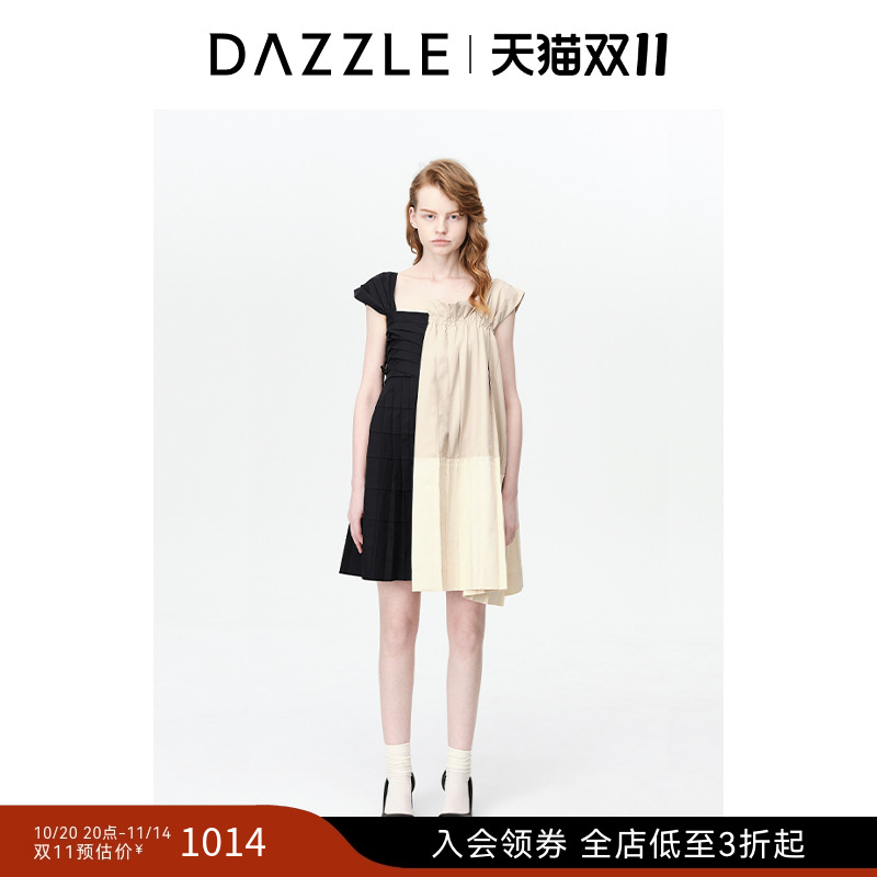 DAZZLE法式地素立体剪裁拼接