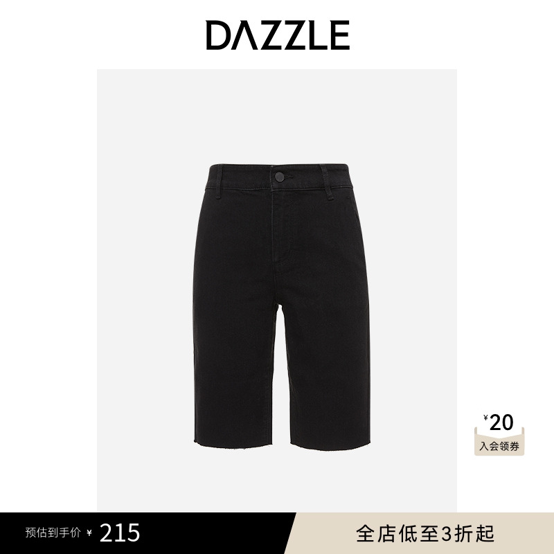 中裤设计	显瘦裤型	弹力显瘦