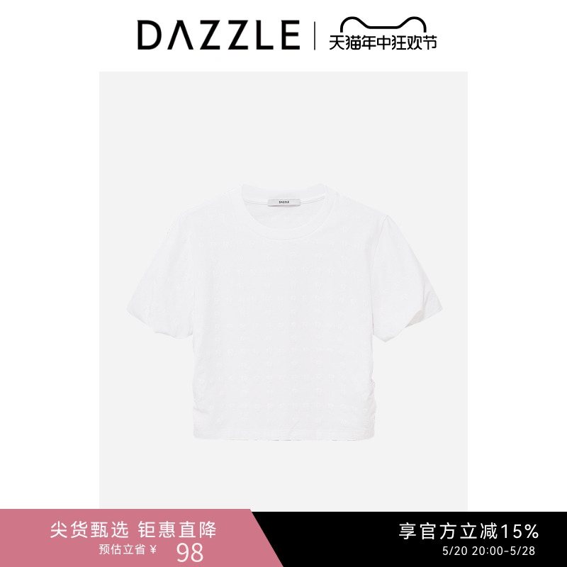 DAZZLE地素短袖T恤春夏