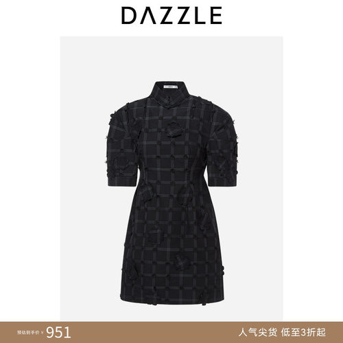 DAZZLE地素新中式改良旗袍
