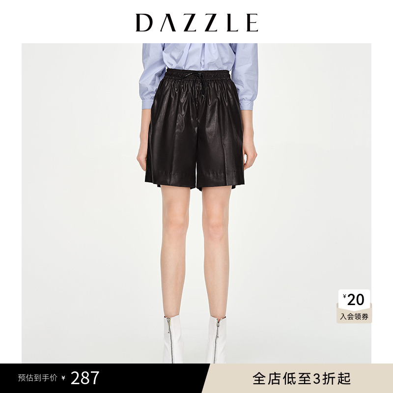 dazzle地素奥莱秋季款百慕大抽绳
