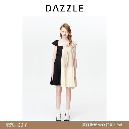 DAZZLE法式地素立体剪裁拼接