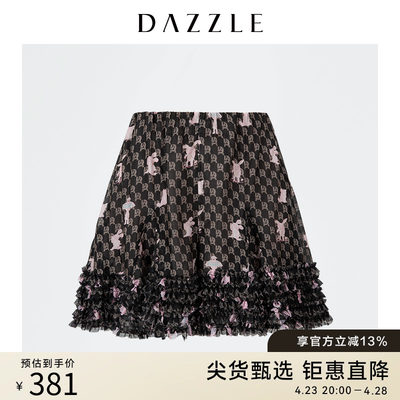 dazzle地素奥莱秋季款童趣女裙裤