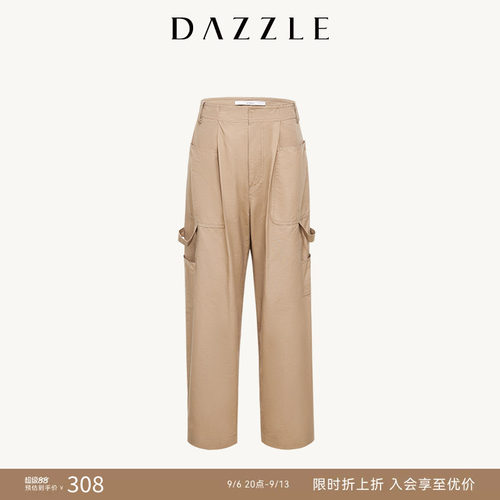 直筒裤型	工装风格	口袋装饰