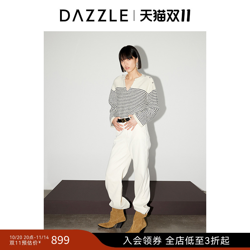 混纺面料 水钻扣饰 优雅时髦