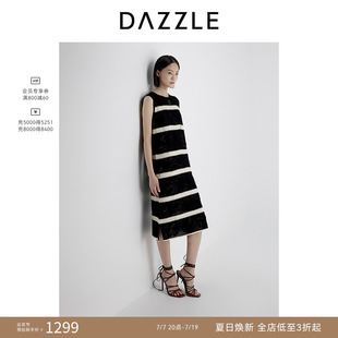 DAZZLE 地素奥莱毛衫连衣裙2025年夏季针织无袖连衣裙