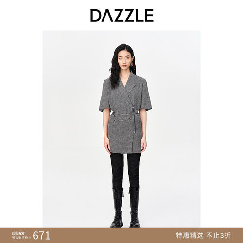 通勤百搭	经典格纹	西装裙型