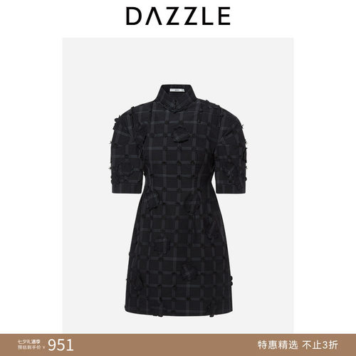 DAZZLE地素新中式改良旗袍