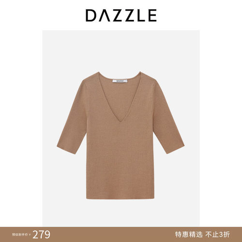 简约高级 V领显瘦 百搭单品