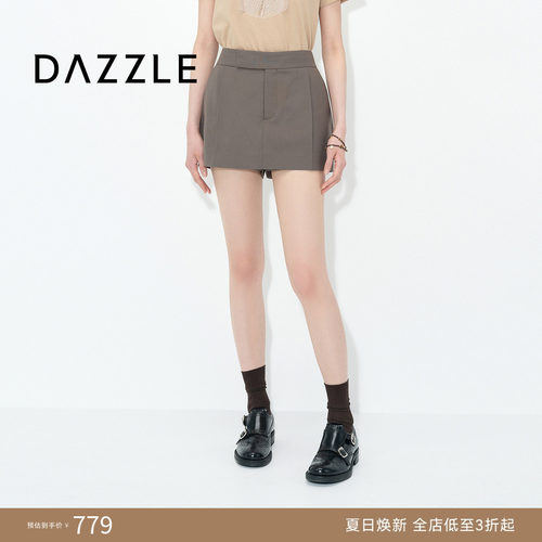 DAZZLE地素奥莱 OL短裤25夏西装短裤