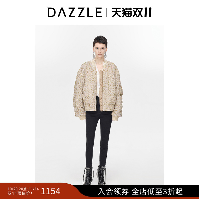 DAZZLE常规优雅别致地素棉服