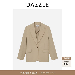 【奥莱】DAZZLE地素奥莱 西装春秋精纺西装外套