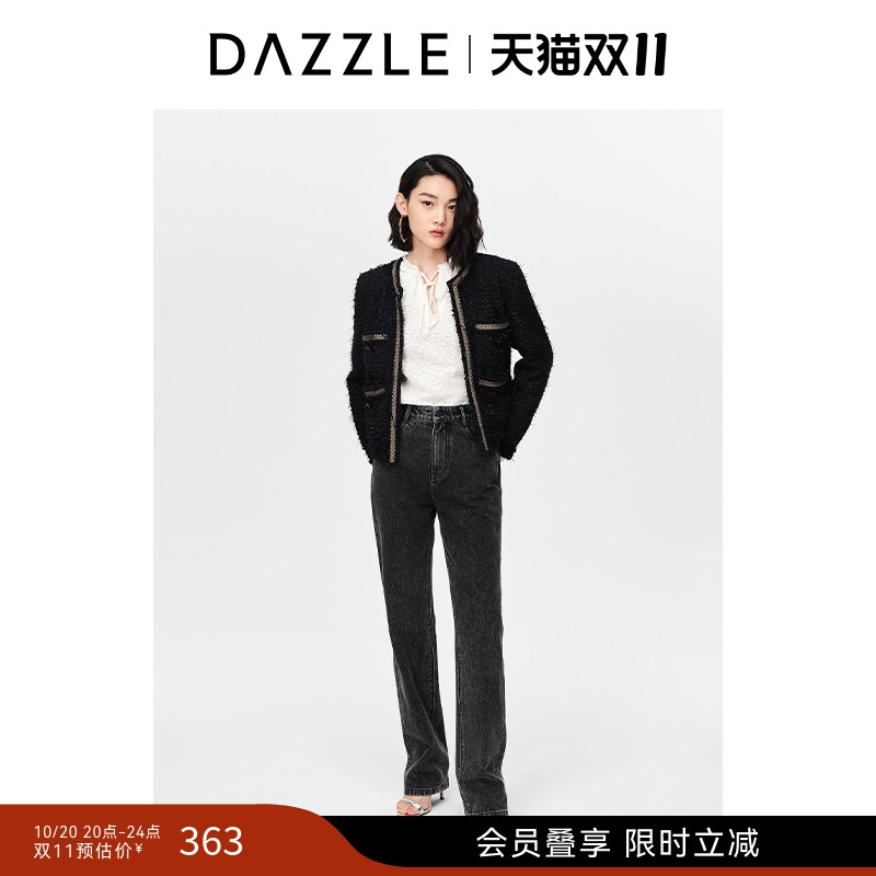 雪花水洗	全棉牛仔	直筒裤型