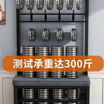 新疆包邮玄关换鞋凳挂衣架一体多功能入户衣帽架鞋架子家用门口